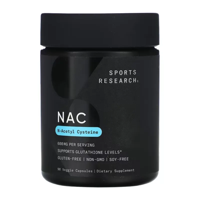 NAC - N-Acetyl-L-Cysteine 600mg - 90 vcaps