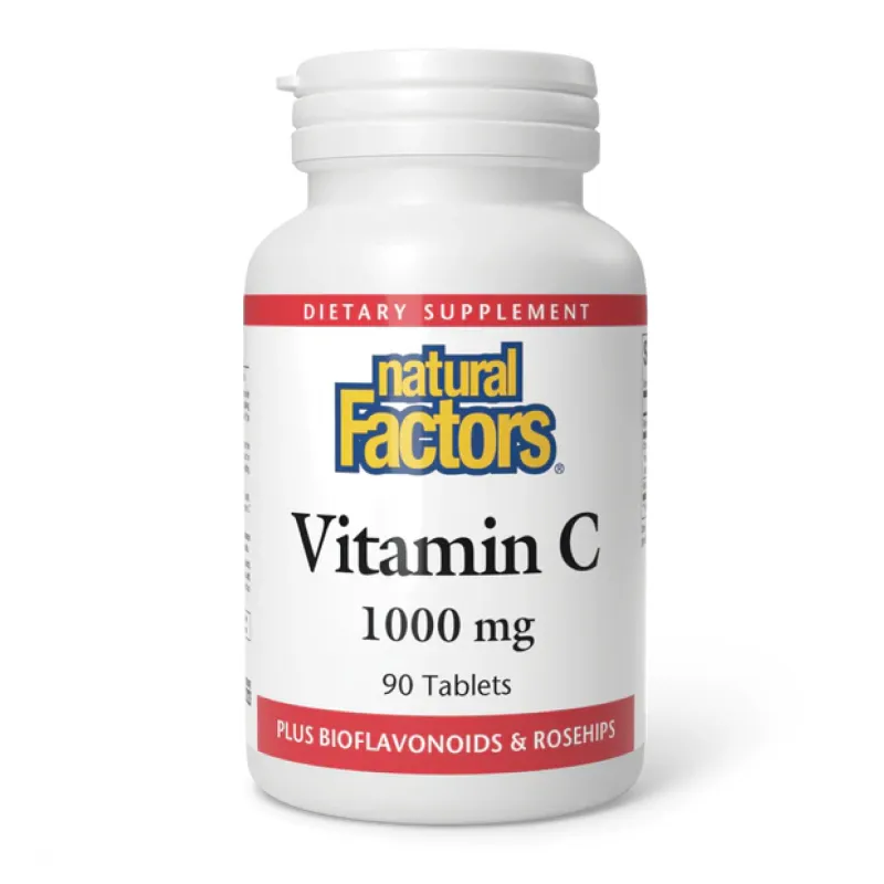 Натуральний антиоксидант Вітамін C 1000 мг Natural Factors (Vitamin C) — 90 таблеток