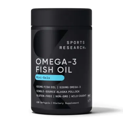 Омега-3 риб’ячий жир 625мг Sport Research (Alaska) — 120 софтгелів