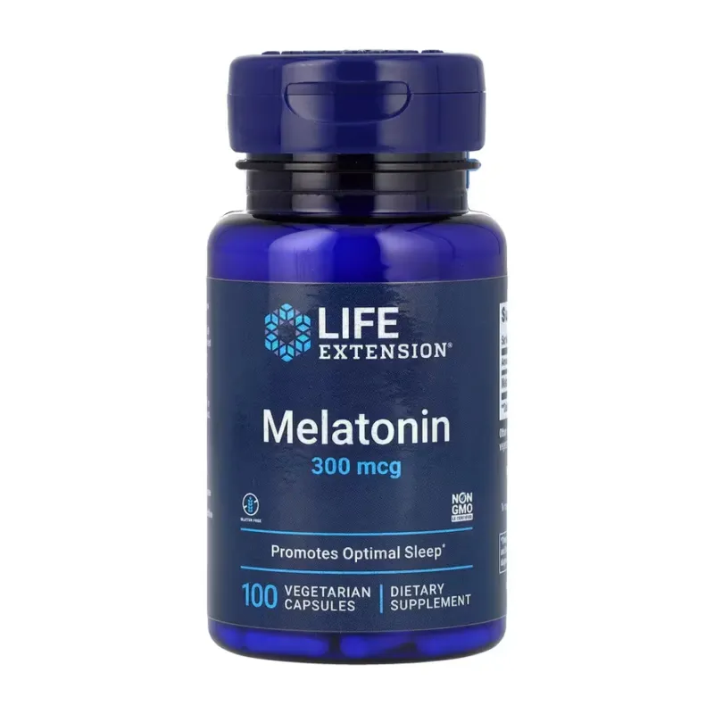 Мелатонін, Melatonin 300 mcg - 100 vcaps