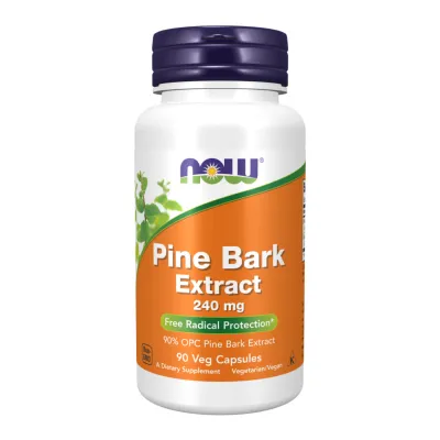 Протеїновий батончик 240мг Now Foods (Pine Bark Extract) — 90 капсул