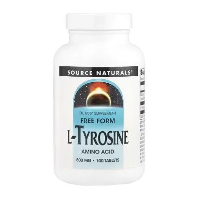 L-тирозин, L-Tyrosine 500mg - 100 tabs