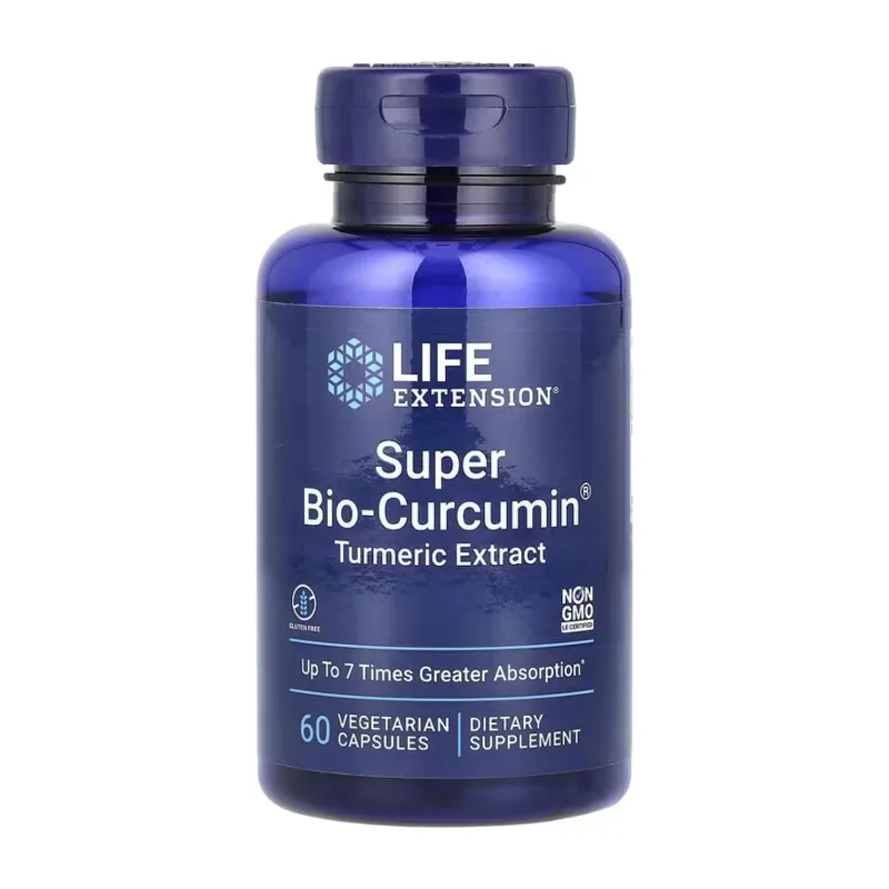Куркумін 400 мг Life Extension (Super Bio-Curcumin® Turmeric Extract) — 60 веганських капсул