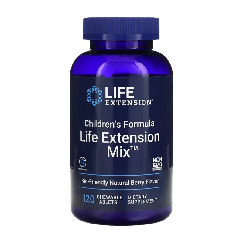 Дитячий вітамінно-мінеральний комплекс,Children's Formula Life Extension Mix™ - 120 chewable tabs