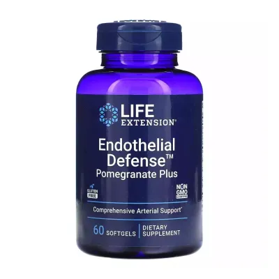 Комплекс для поддержки сосудов, Endothelial Defense™ Pomegranate Plus - 60 softgels