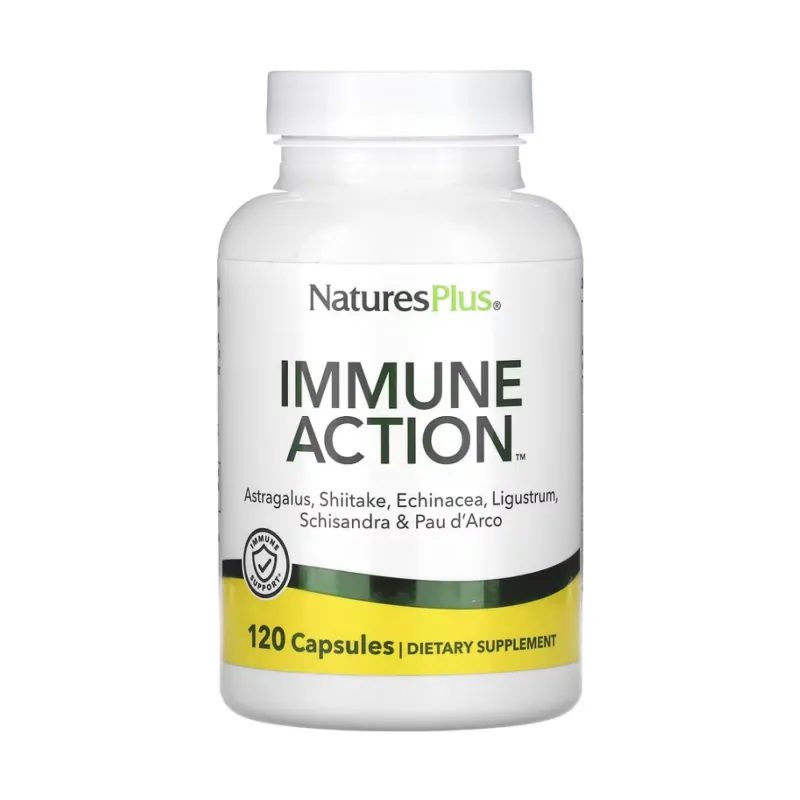 Потужний імуностимулюючий комплекс Nature's Plus (Immune-Action) — 120 вегетаріанських капсул