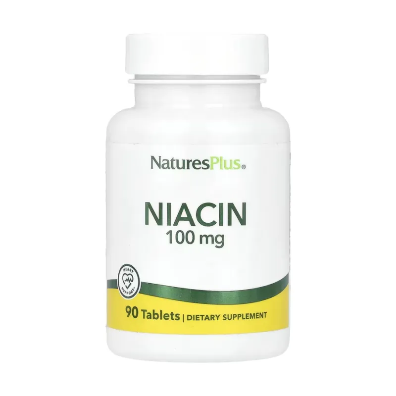 Вітамін B3 100мг Nature's Plus (Niacin) — 90 таблеток