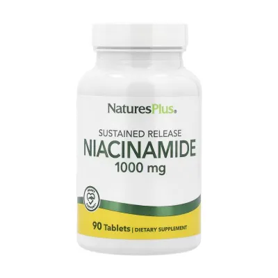 Вітамін B3 1000мг Nature's Plus (Niacinamide) — 90 таблеток