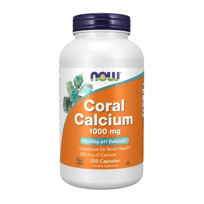 Кальцій 1000мг Now Foods (Coral Calcium) — 250 капсул