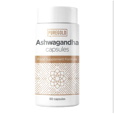 Омега-3 рыбий жир Pure Gold (Ashwagandha) – 60 капсул, для сердца, мозга и зрения
