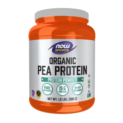 Гороховий протеїн Now Foods (Organic Pea) — 680 г