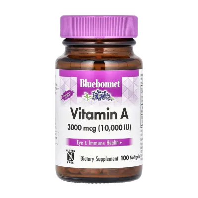 ВІтамін А, Vitamin A 3000 mcg (10,000 IU) - 100 Softgels
