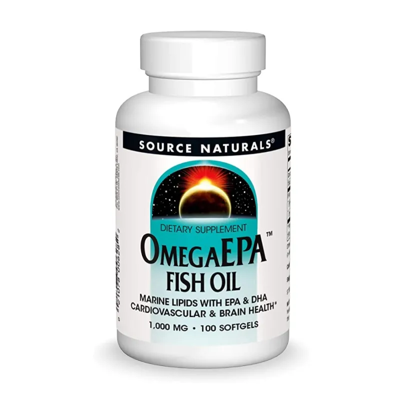 Омега-3 риб’ячий жир 1000мг Source Naturals (OmegaEPA™) — 100 софтгелів