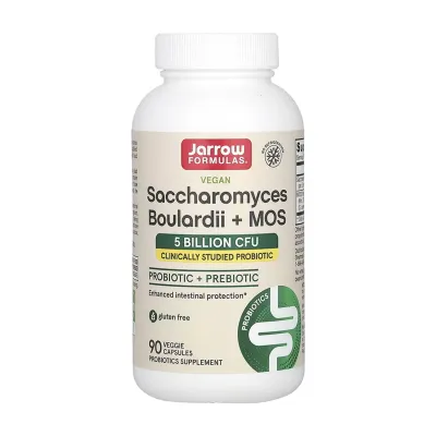 Сахаромицеты Буларди,Saccharomyces Boulardii + MOS - 90 caps