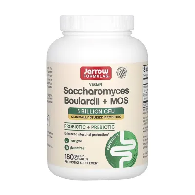 Сахаромицеты буларди, Saccharomyces Boulardii + MOS - 180 vcaps