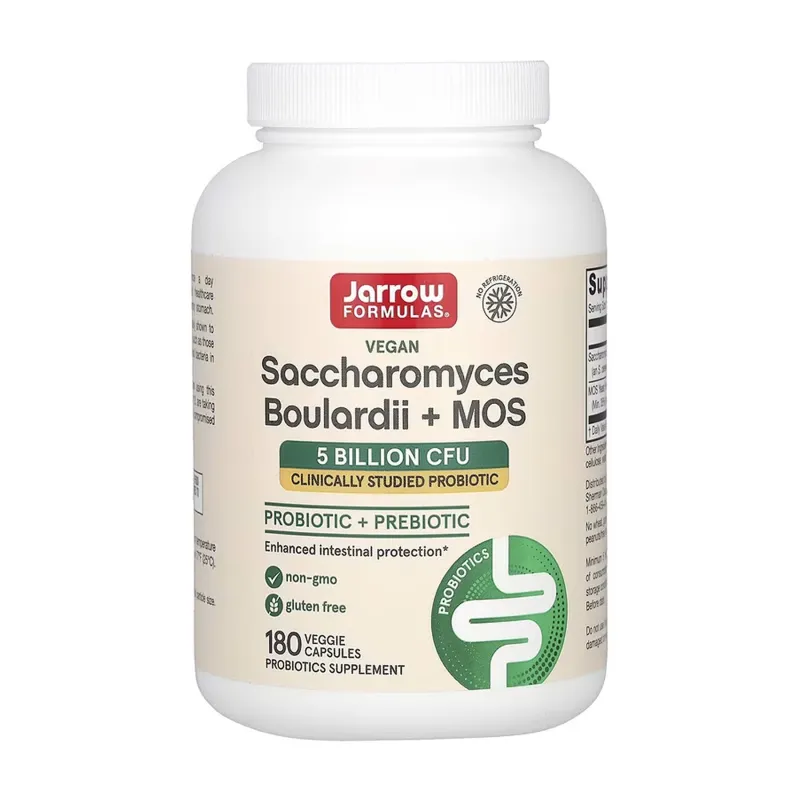 Сахаромицеты буларди, Saccharomyces Boulardii + MOS - 180 vcaps