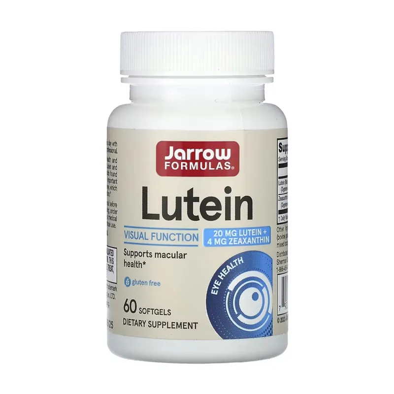 Лютеин, Lutein 20mg - 60 softgels