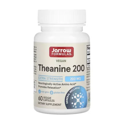 Теанин, Theanine 200mg - 60 vcaps