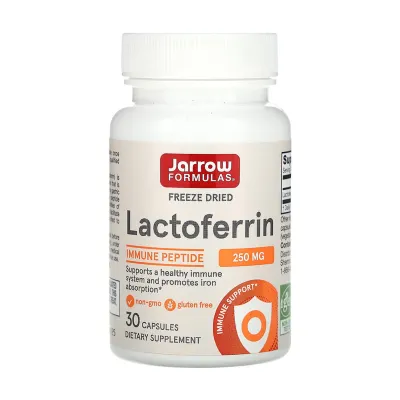 Лактоферин, Lactoferrin 250mg - 30 vcaps
