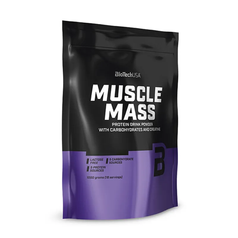 Гейнер Biotech (Muscle Mass) — 1000 г, шоколад