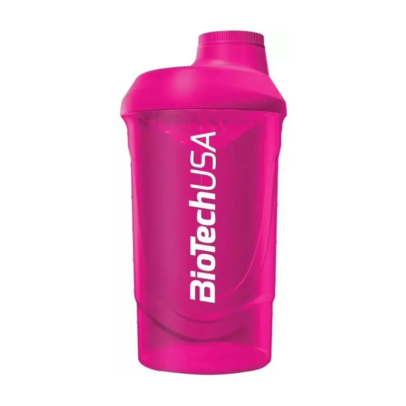 Шейкер Biotech (Wave Shaker) — 600 мл, pink