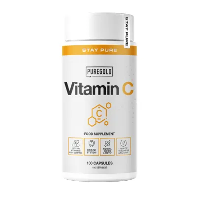 Вітамін C Pure Gold — 100 капсул, для імунітету