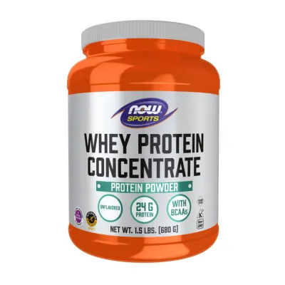 Сироватковий протеїн Now Foods (Concentrate) — 680 г, без смаку