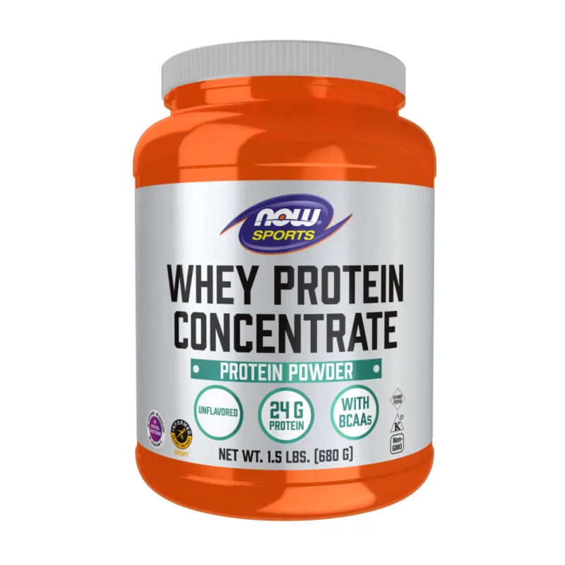 Сироватковий протеїн Now Foods (Concentrate) — 680 г, без смаку