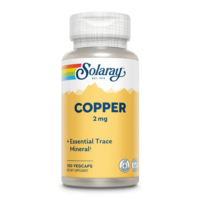 Медь, Copper 2mg - 100 caps