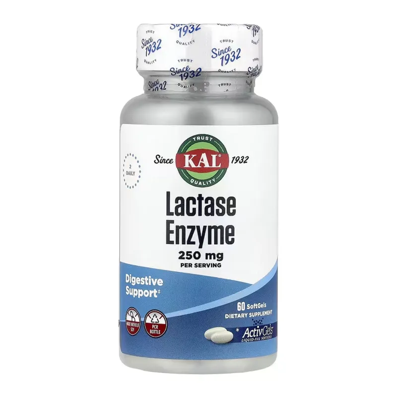Lactase Enzyme 250mg - 60 softgels
