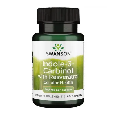 Indole-3-Carbinol with Resveratrol 200mg - 60 caps