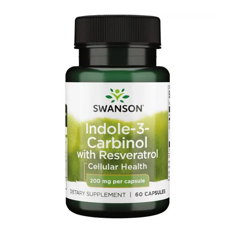 Indole-3-Carbinol with Resveratrol 200mg - 60 caps