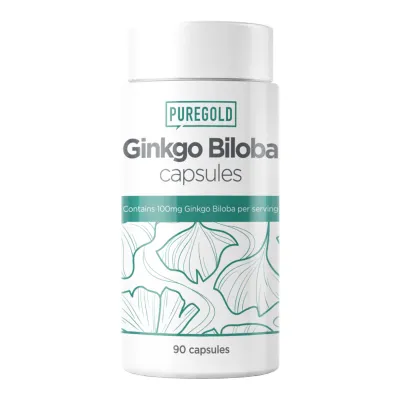 Гинкго билоба Pure Gold (Ginkgo Biloba) - 90 капсул, для фокуса