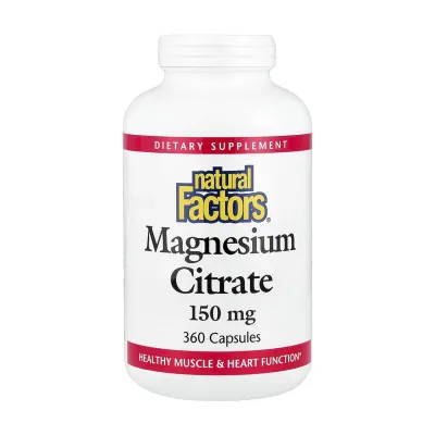 Magnesium Citrate 150mg - 360 caps
