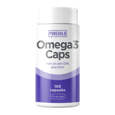 Омега-3 риб’ячий жир Pure Gold — 100 капсул, для серця, мозку та зору