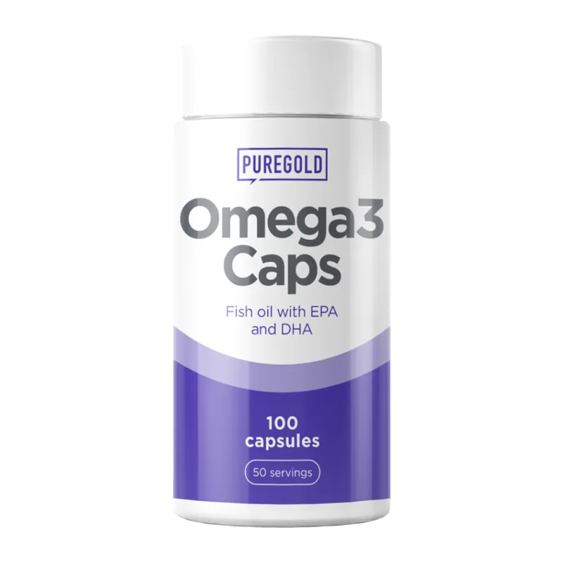 Омега-3 риб’ячий жир Pure Gold — 100 капсул, для серця, мозку та зору