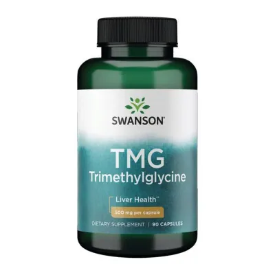 Гліцин 500мг Swanson (TMG Trimethylglycine) — 90 капсул