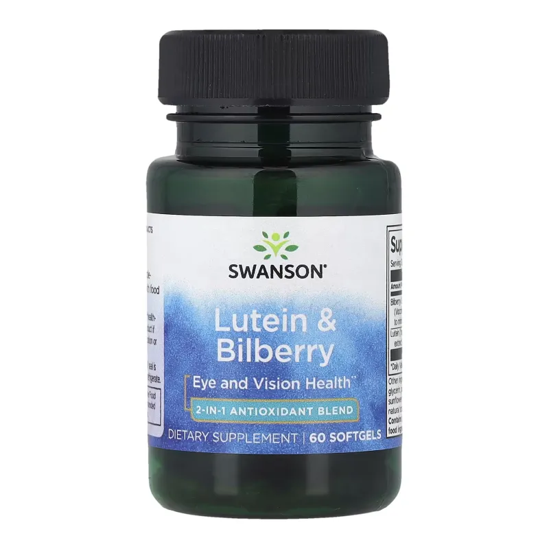 Лютеїн Swanson (Lutein) — 60 софтгелів, для зору