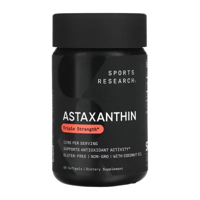 Астаксантин 12мг Natural Factors (Astaxanthin) — 60 софтгелів