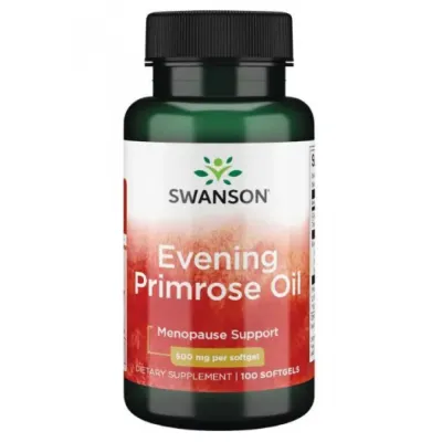Олія примули вечірньої, Evening Primrose Oil 500mg - 100 softgels