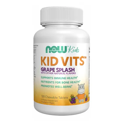 Детские мультивитамины, Kid Vits™ Grape Splash - 120 Chewable tabs
