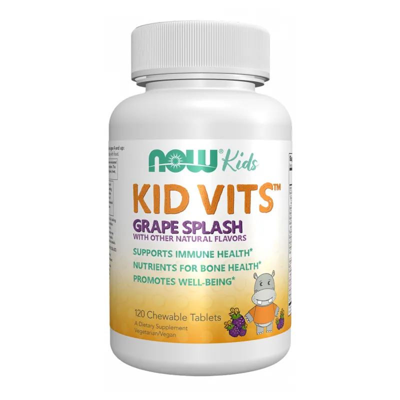 Детские мультивитамины, Kid Vits™ Grape Splash - 120 Chewable tabs