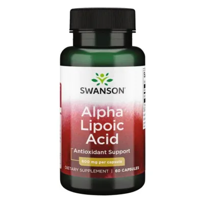 Універсальний антиоксидант Альфа-ліпоєва кислота 600 мг Swanson (Alpha Lipoic Acid) — 60 капсул