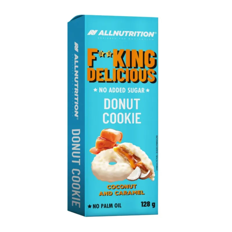 Протеїновий батончик Allnutrition (Fitking Delicious cookie) — 128 г, подвійний шоколад