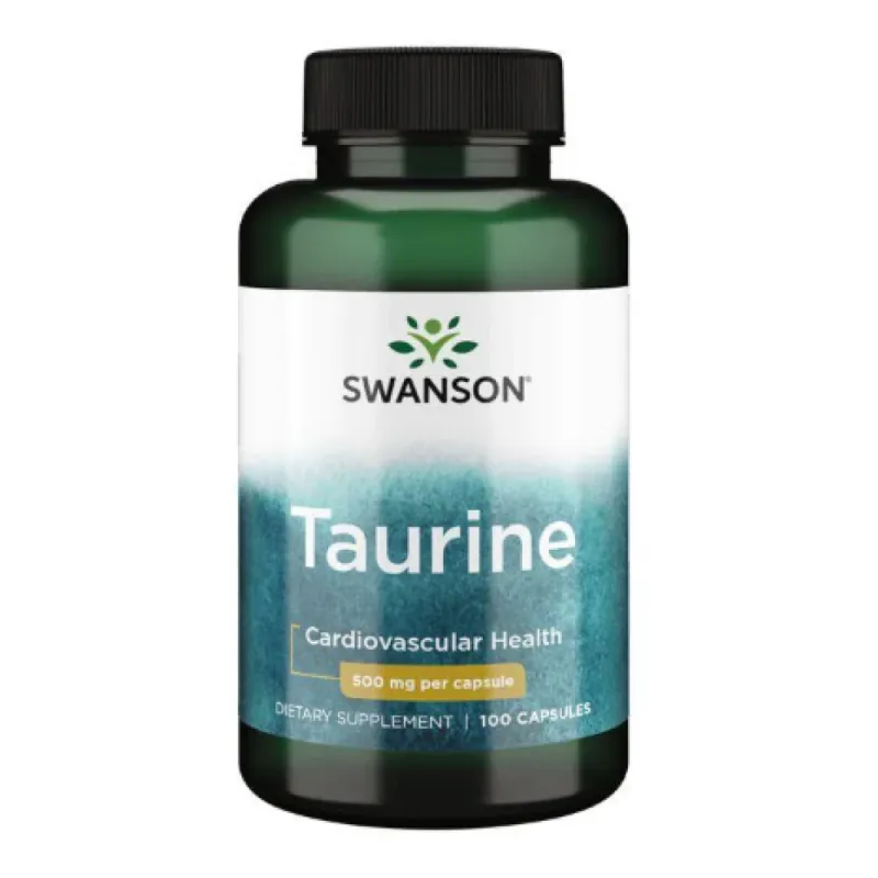 Таурин 500мг Swanson (Taurine) — 100caps
