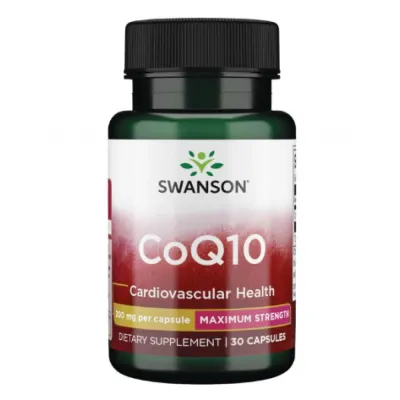 Коензим Q10 200мг Swanson (Ultra CoQ10) — 30caps, для серця та енергії