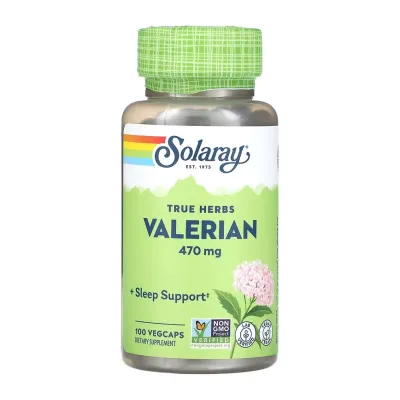 Корень Валерианы, Valerian Root 470mg - 100 vcaps
