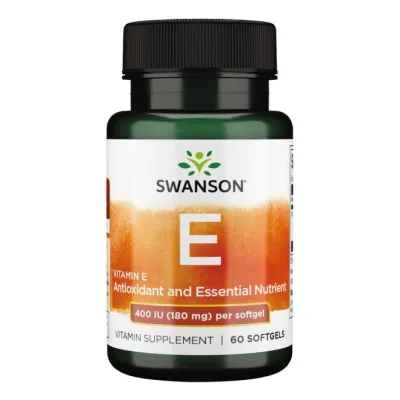 Вітамін E 400IU Swanson (Vitamin E) — 60caps