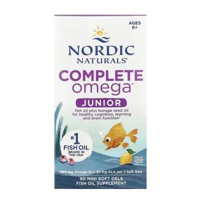 Комплекс Омега-3, 6, 9 для дітей, Complete Omega Junior - 90 mini softgels