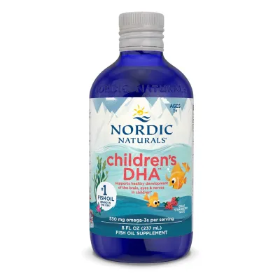 Омега-3 риб’ячий жир Nordic Naturals (Children's DHA) — 237 мл, для серця, мозку та зору